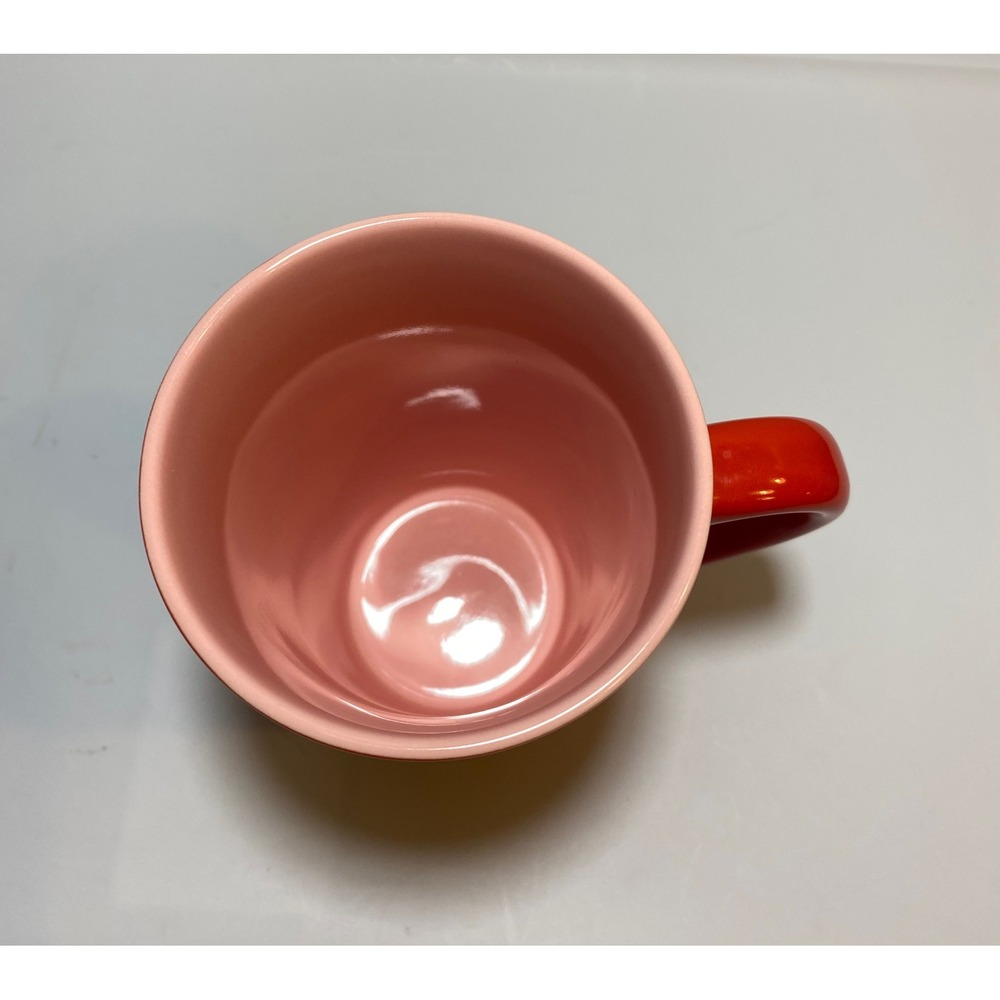 Starbucks Red and Pink Ceramic Coffee Mug 16oz Siren Logo 2024 Holiday mHTTLATB - Picture 2 of 8
